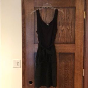 DKNY black bow tie dress